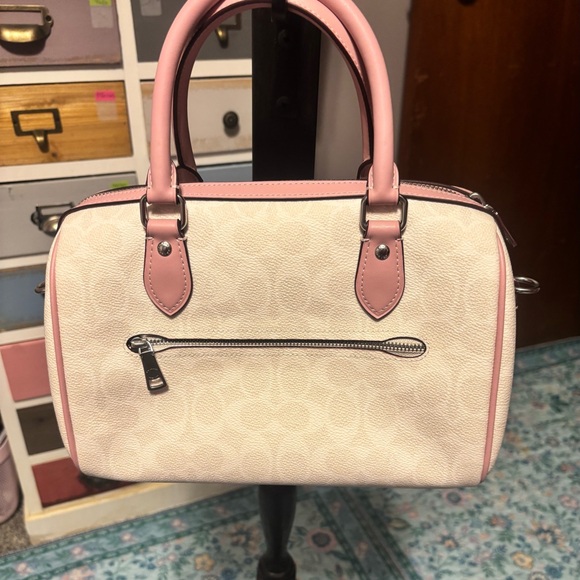 Coach Blush and Cream Satchel - Picture 4 of 4